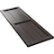 Ekena Millwork True Fit PVC, Two Board Framed Board-n-Batten Shutters, Raisin Brown, 10 3/4W x 86H, PR TFP101BF11X086TB - alternate 12